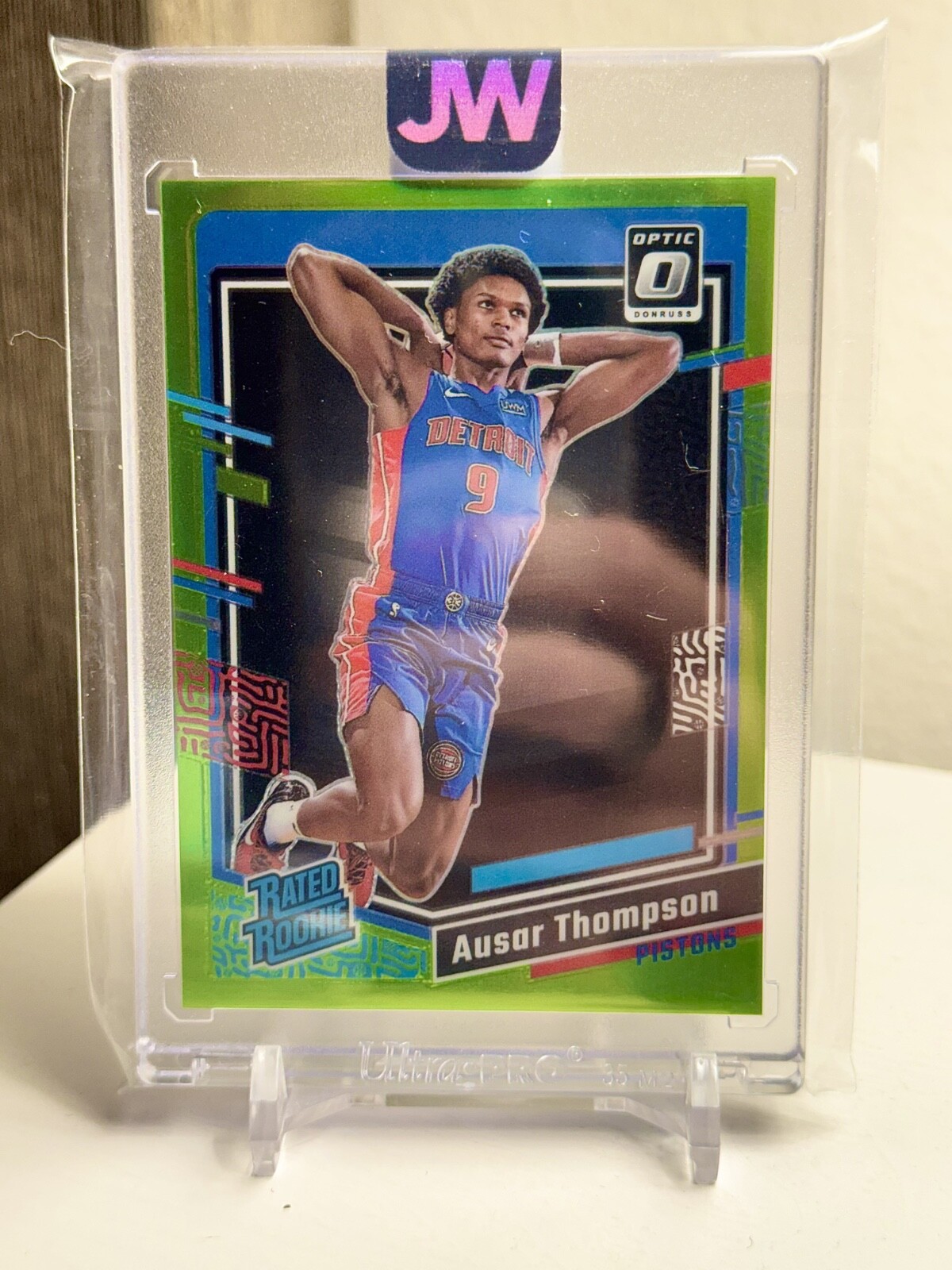 2023-24 Panini Donruss Optic Ausar Thompson #235 Lime Green Prizm /149 RC