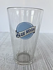 Blue Moon Pint Beer Glass MINT