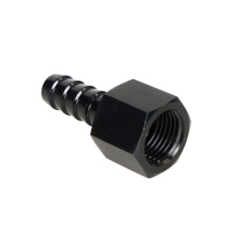 2pcs Fitting Hose End Straight 3/8" Barb to 8 AN Female Swivel Aluminum Anodize - Picture 3 of 7