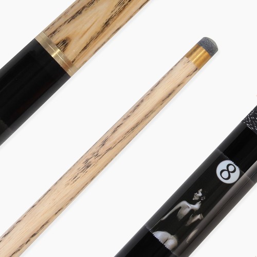 Jonny 8 Ball Risque 8 BOLA DAMA 2 Piezas Centro Articular Ceniza Snooker Piscina 9mm - Imagen 6 de 7