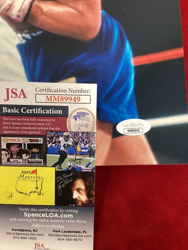 Aaron Pryor Signed Photo 16x20 Boxing Alexis Arguello Punching Autograph HOF JSA - Picture 4 of 4