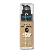 Revlon ColorStay Liquid Foundation SPF 20, 240 Medium Beige, 1 fl oz