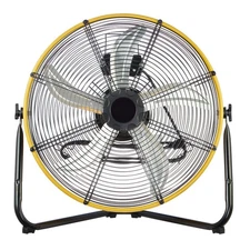 20" High Velocity Industrial Drum Fan, 6300 CFM 3-Speed, 180° Tilting
