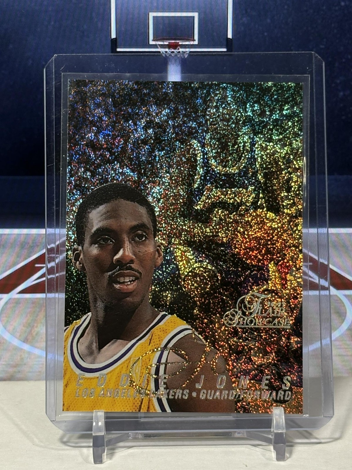 1996-97 Flair Showcase Flair Row 0 Showcase #59 Eddie Jones Lakers  SP JA