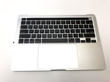 MacBook Pro 13" w/ Touch Bar Top Case w/ Keyboard, Silver, A2251 Mid 2020  P1