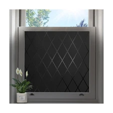 Blackout Window Film, UV Blocking Window Tint One Way, Lattice Priv... Fast Ship