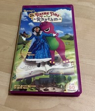 Barneys Rhyme Time Rhythm (VHS, 2000) Y2K