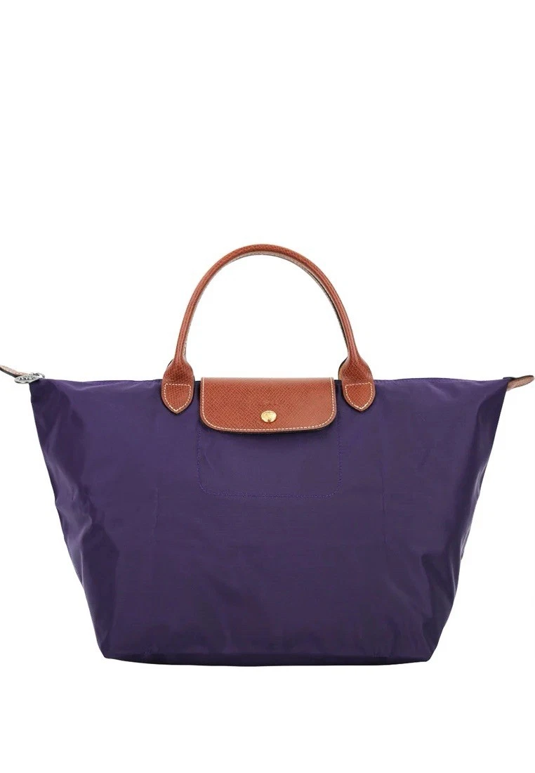 Longchamp Le Pliage Tote Purple Bags & Handbags for Women for sale