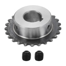 #25 Chain Roller Sprocket 16mm Bore 53.5mm OD, 25 Tooth with 5x2.3mm Keyway