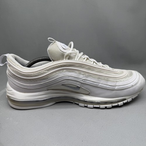 Nike Air Max 97 Schuhe Herren Größe 12 Weiß Silber 921826-101 Laufen Turnschuhe - Bild 9 von 13