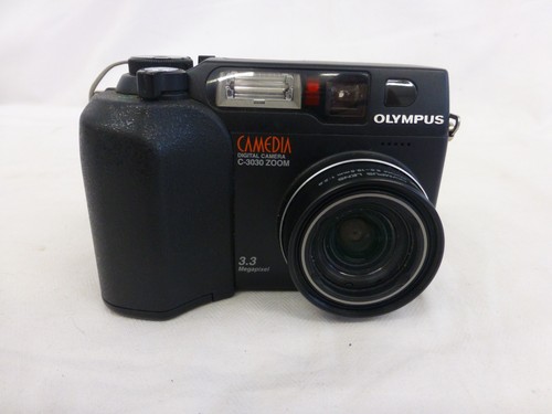 Olympus Digital Camera Camedia C-3030 Zoom 3.3MP Black Charity - Picture 13 of 21