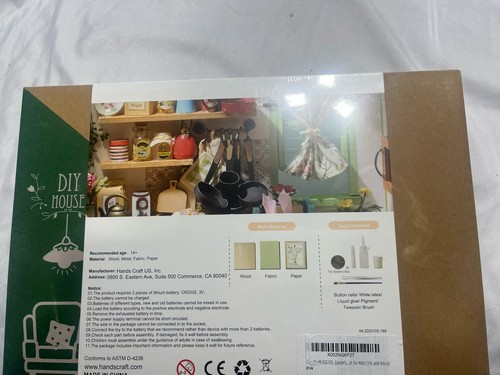 Hand’s Craft DIY MINIATURHAUS Jason’s Kitchen Modellbausatz NEU in versiegelter Verpackung - Bild 1 von 8