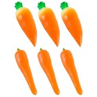 6 Pcs Carrots Decoration Artificial Realistic Birthday Decorations