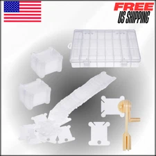 Embroidery Floss Organizer Box Tools Thread Storage Box for Craft Sewing Jewelry