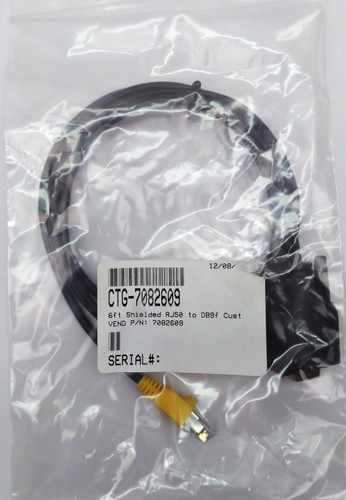 Cavo dati da RJ50 a DB9F schermato alimentazione 6 piedi piedino personalizzato C2G CTG-7082609 7082609 - Foto 5 di 5