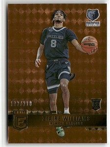 2021-22 Donruss Elite #239 Ziaire Williams Orange #/210 RC ☘️110