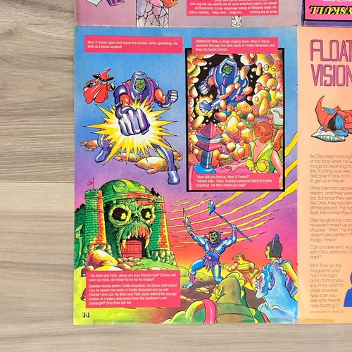 He-Man Masters Of The Universe Magazin Poster 16"x22" Spidor Skeletor Vintage 1985 - Bild 12 von 15