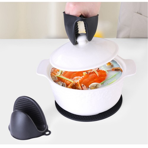 6Pcs/Set Oven Mitts Hand Clip Pot Holder Silicone Heat Insulation Insulat - Picture 20 of 24