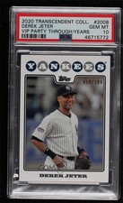2019 Transcendent VIP Party Through The Years Derek Jeter PSA 10 GEM MT HOF r4i