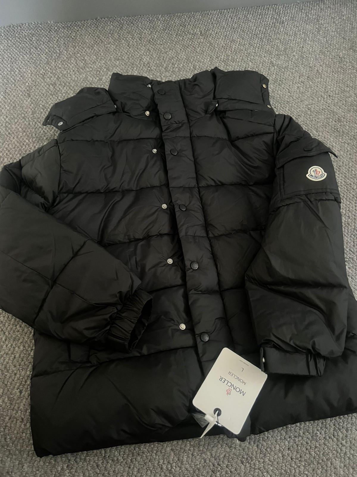 Maya 70 quilted shell jacket MONCLER black