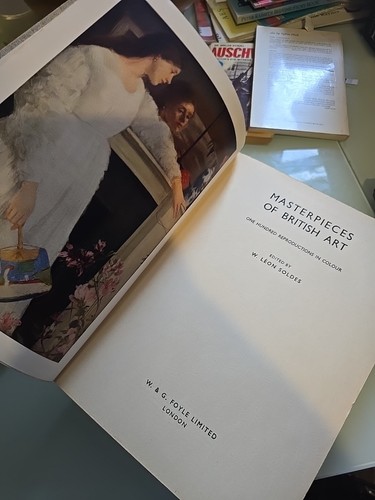 Antique Book Masterpieces Of British Art, By W. Leon Soldes - 1940 1st. Edition - Picture 9 of 9