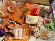 Mega Halloween  Autumn Junk Journal Mix Lot - Stickers, Ephemera, Papers  More