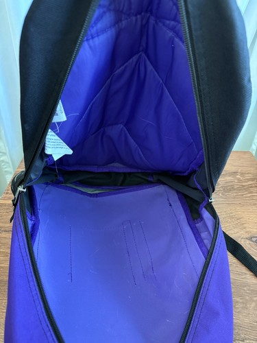 Disney Hannah Montana Backpack Purple "Put Me in the Spotlight" Fair Condition - Picture 8 of 10