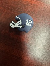  12 FOOTBALL HELMET CROC  shoe Charm -