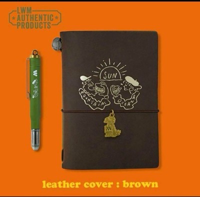 Mos Burger 50th Anniversary TRAVELER'S Notebook Brown Passport Mos Burger 50th Anniversary TRAVELER'S Notebook Brown Passport
