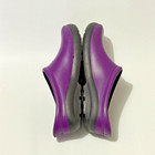 Sloggers Purple Waterproof Garden Clogs – Slip-On Rubber Cottagecore Shoes Sz 7