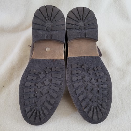 Brown Vegan Leather Boots Men's Size 12 Lace Up By Arizona Jeans - Picture 11 of 11