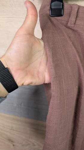 Free People Hose Weite Gr. Small Braun Sommer Relaxed Gummizug Boho Neu - Bild 14 von 19