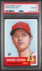 2018 Topps Living Shohei Ohtani #7 Rookie Card PSA 8 NM-MINT
