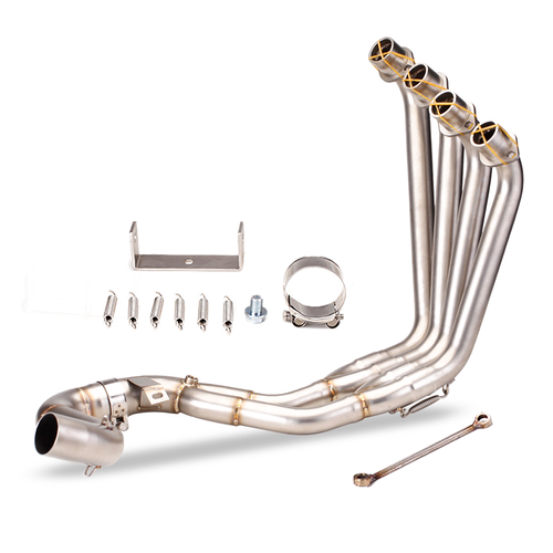 For Honda CBR650R CBR650F 2014-2023 CB650R Full System Exhaust Tips Header Pipe - Picture 2 of 7