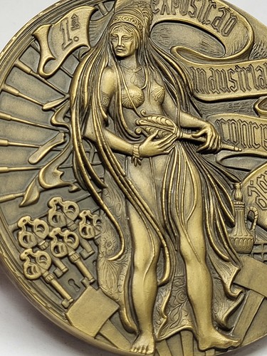 ART/ Nude Woman/ AGUEDA Industrial Exhibition 1973 Bronze Medal by VASCO BERARDO - Picture 4 of 8