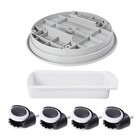 Pot Trays for Plants Planter Base with Wheels Mobile Flowerpot Holder