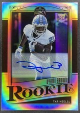 2021 Panini Legacy Rookies Silver Auto Dyami Brown #196 Jacksonville Jaguars