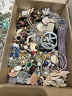 4 LB Vintage to Now Costume Jewelry Lot Tangled Unsearched Junk Craft Resell VTG