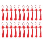  10 Pcs Chinese Knot Tassel Charm Decorative Tassels Spring Festival Hanging