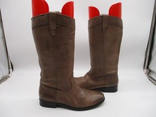 Frye Brown Leather Pull On Riding Boots Womens Size 7 B