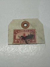 US Parcel Post  10 cent  Q6 on tag  used   (Lot 13 File171)