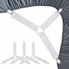 Bed Sheet Holder Straps, 2 Sets - 8 Straps Sheet Keepers Fasteners