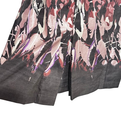 VERTIGO Paris Purple Animal Print Lightweight Trench Coat Jacket Women's Sz XS - Picture 13 of 16