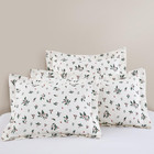 Christmas Holiday Euro Shams 100% Cotton Square Pillow Cover Set of 2, 26"X26" P