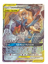 Pokemon Lucario & Melmetal GX 120/214 SM-Unbroken Bonds (SM10) Holo Near Mint NM