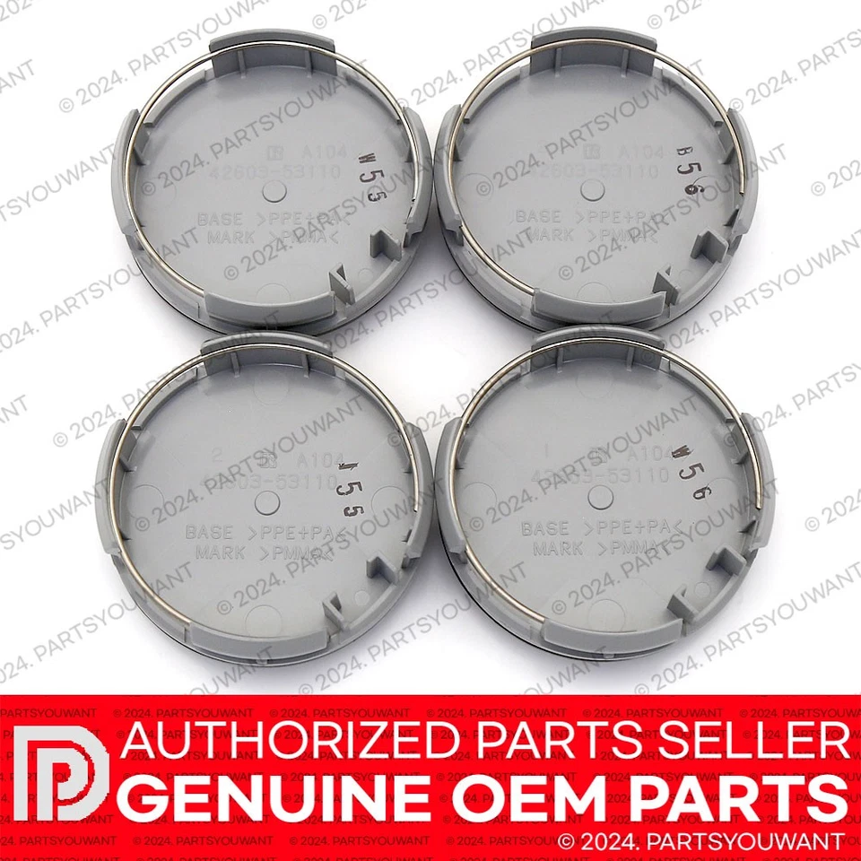 GENUINE Lexus Factory OEM Sport Black Wheel Center Hub Cap 42603-53110 SET OF 4 - Image 4 of 4