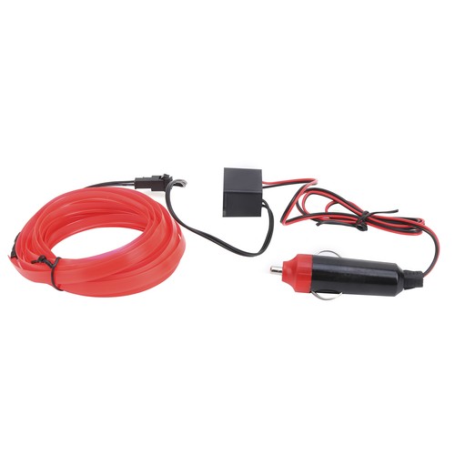 ༝Red 3Meters Car Lighting Auto LED Strip Cigar Lighter Driving Wire Tube Neon - Picture 17 of 17
