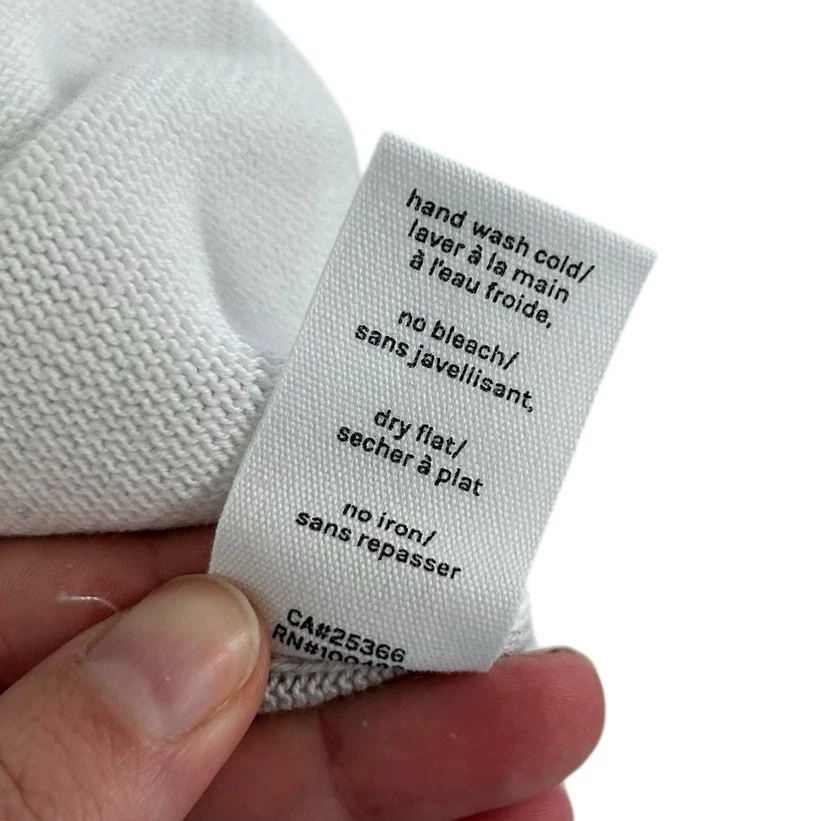 Suéter Pullover Pure Knits by Neon Buddha Gris Blanco Dos Tonos Para Mujer Grande  Foto 4 de 4