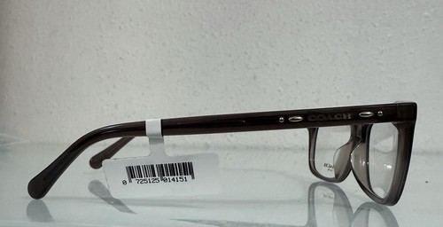 Coach HC6136U 5447 Transparent Glitzer Grau Rechteckig 53mm Damen Brille - Bild 2 von 5