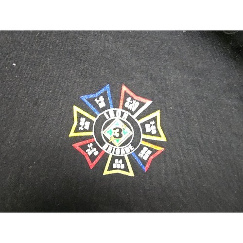 Iron Brigade 68th Armor Regiment Hoodie S schwarz silber Löwen Militär Grafik - Bild 5 von 9